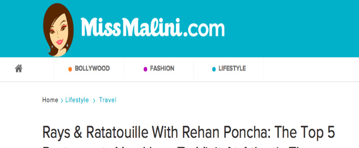 Rays and Ratatouille for Miss Malini